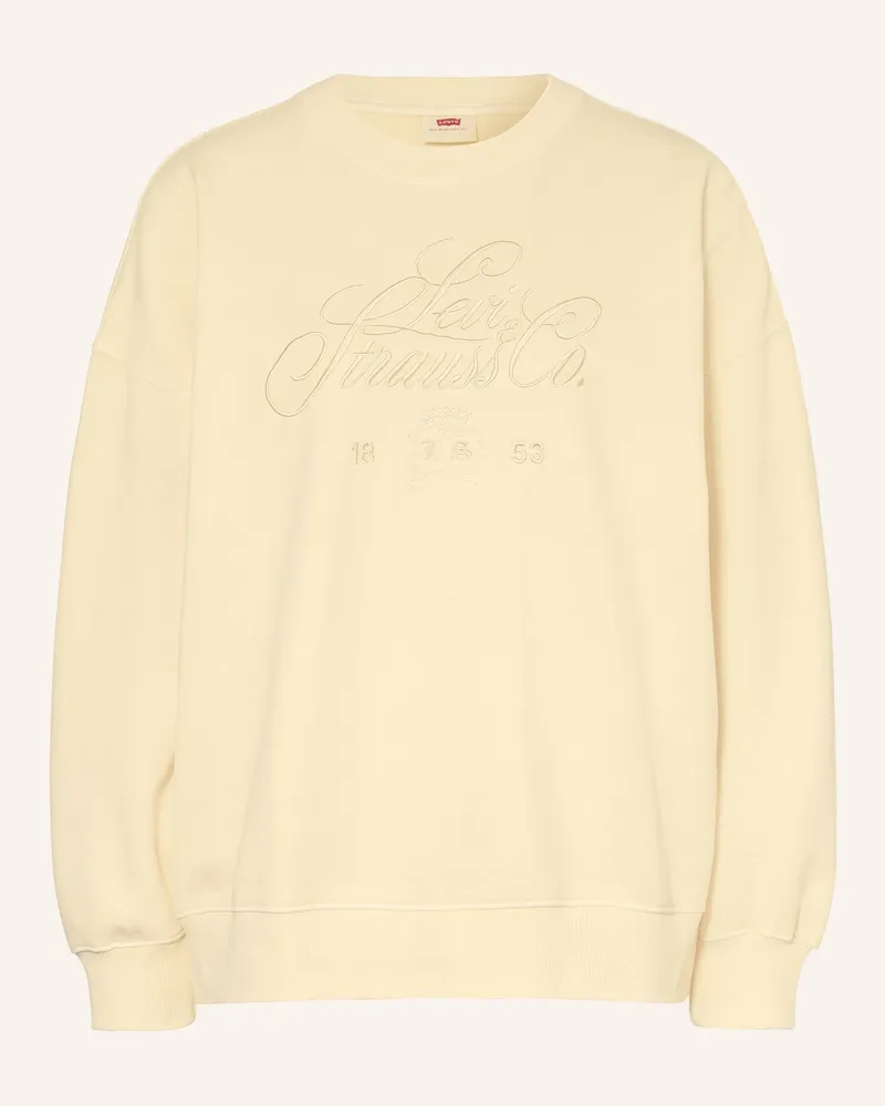 Levi's Levi's® Oversized-Sweatshirt gelb Hellgelb