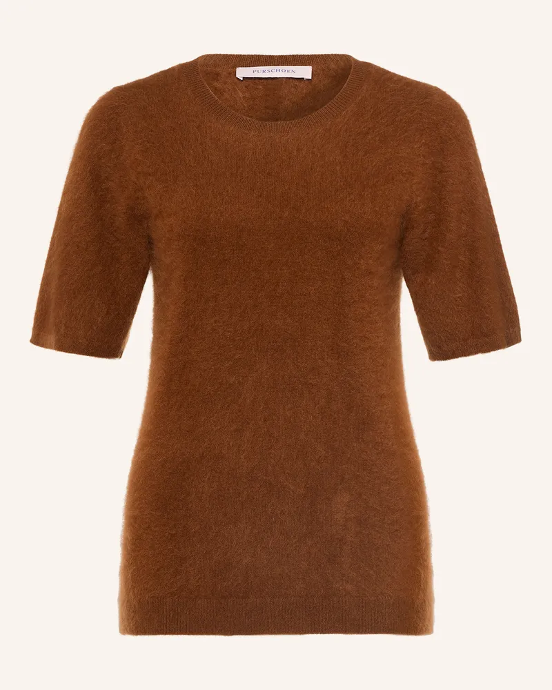 Puschoen Strickshirt Pisa Aus Cashmere braun Braun