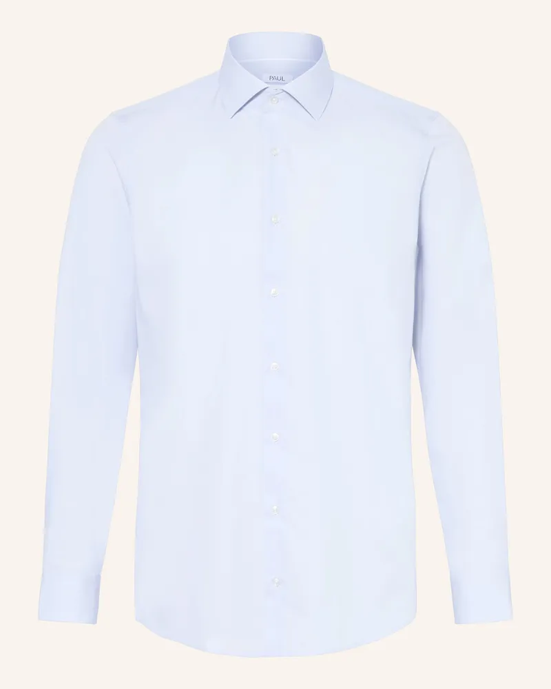 paul Hemd Shaped Fit blau Hellblau