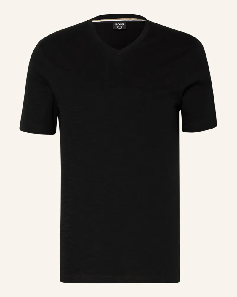HUGO BOSS T-Shirt Tilson schwarz Schwarz