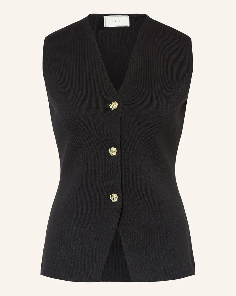 Neo Noir Blazerweste Sway schwarz Schwarz