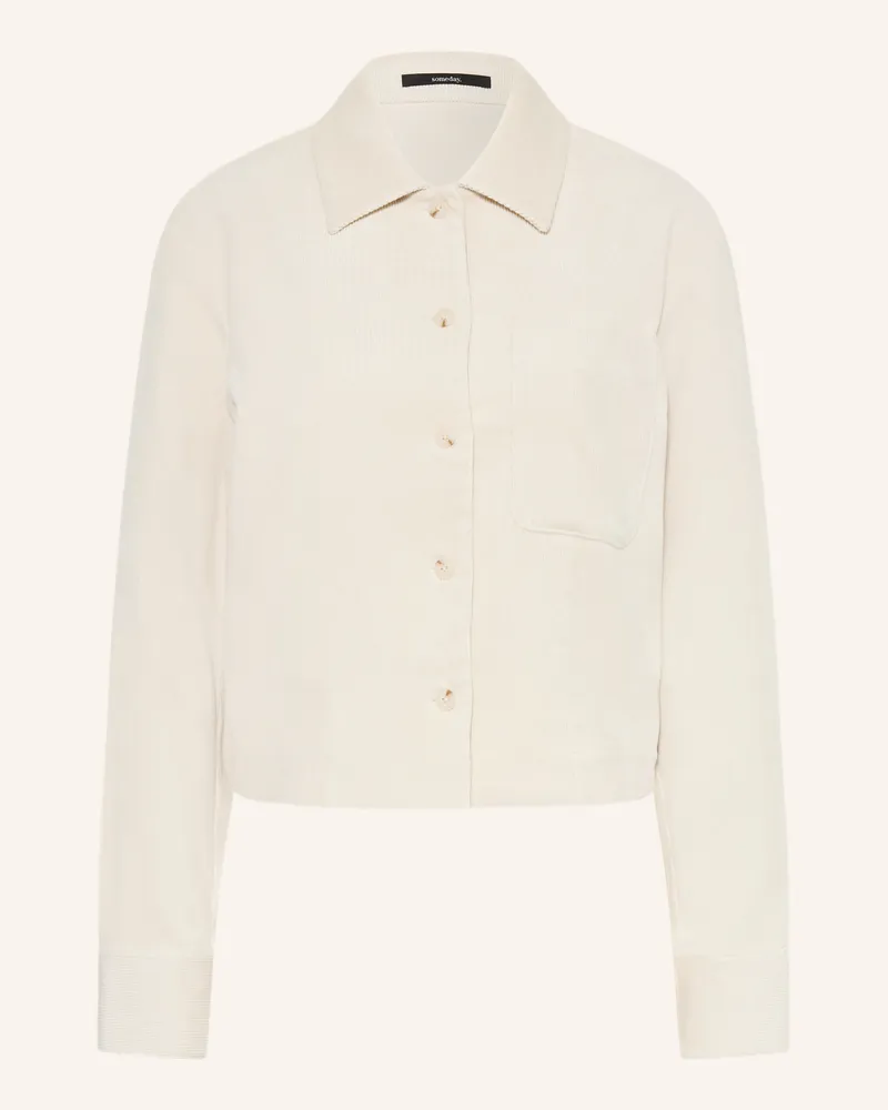 someday. Hemdbluse Zonja Aus Cord beige Hellbraun