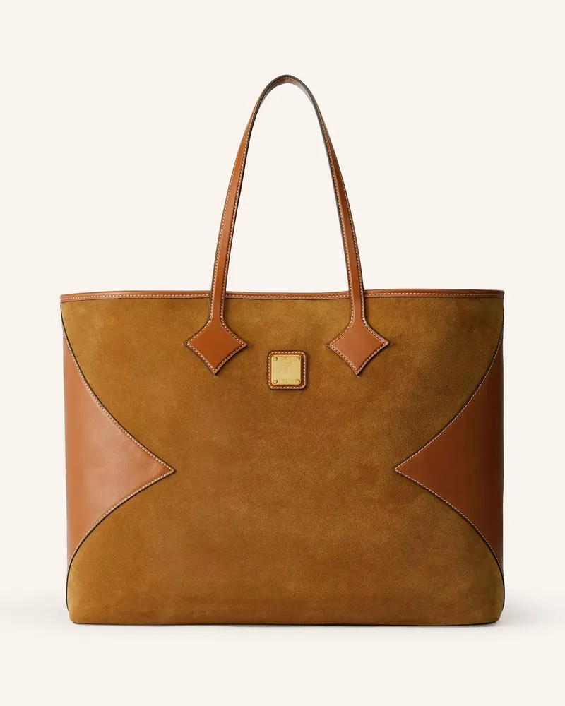 MCM Shopper Dia Mit Pouch braun Cognac