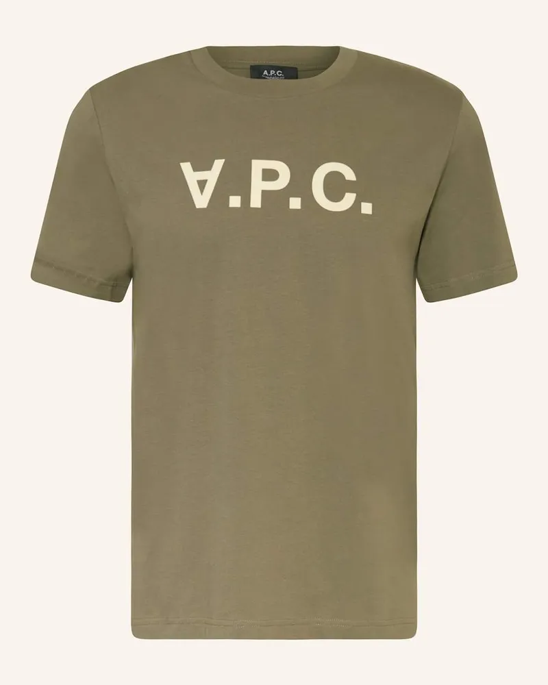 A.P.C. T-Shirt Standard Grand VPC Gruen