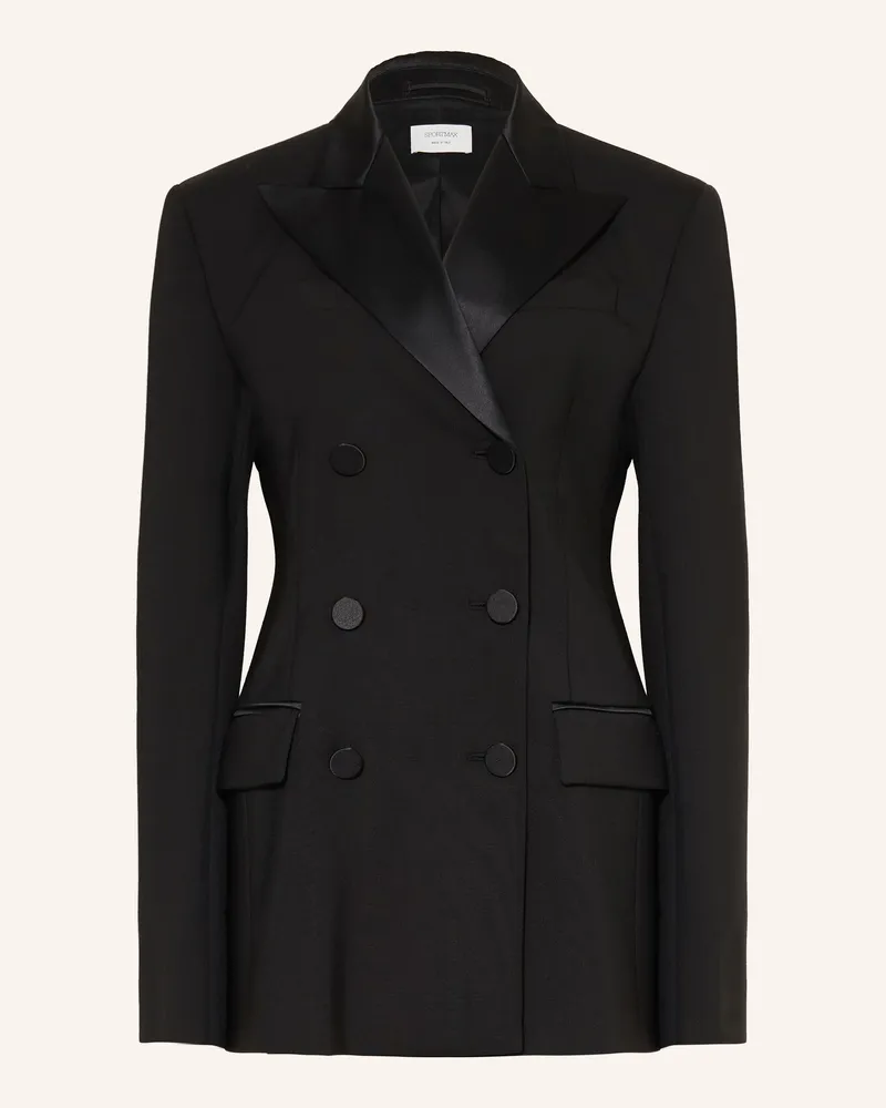 SPORTMAX Longblazer Elica schwarz Schwarz