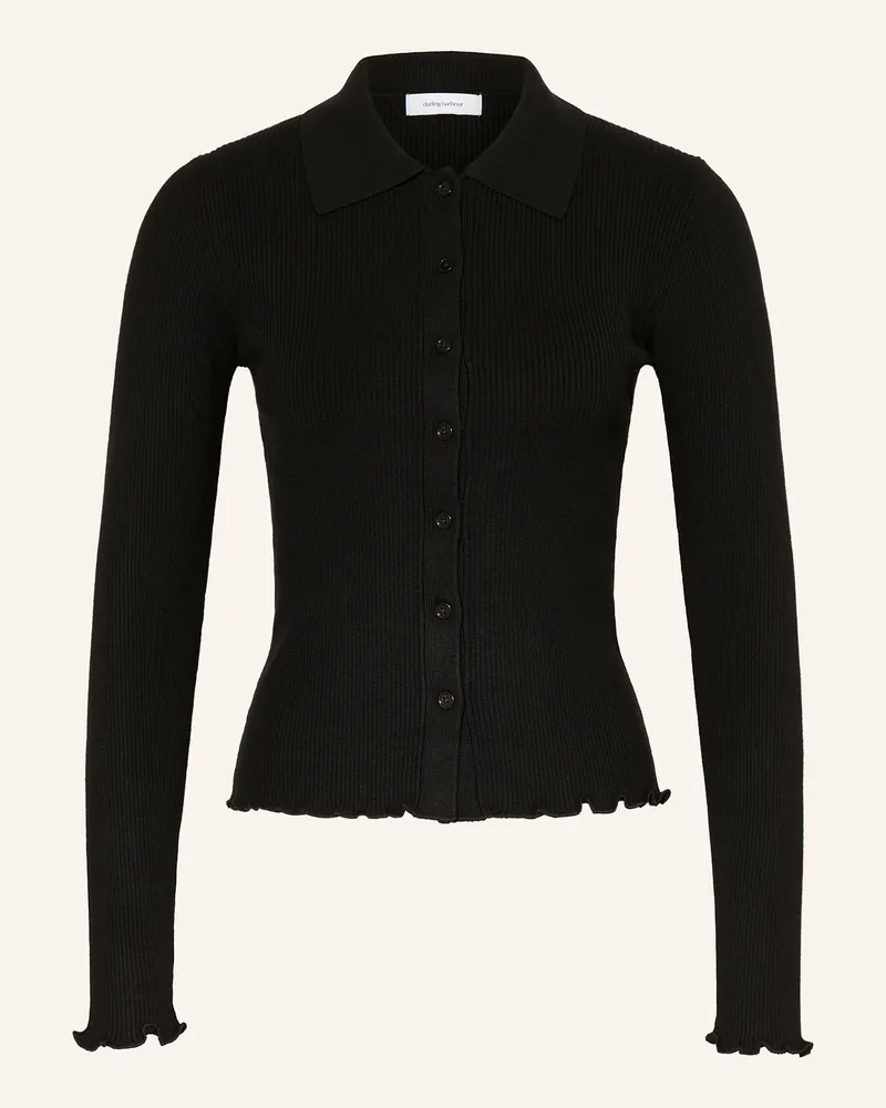 Darling Harbour Strickjacke schwarz Schwarz