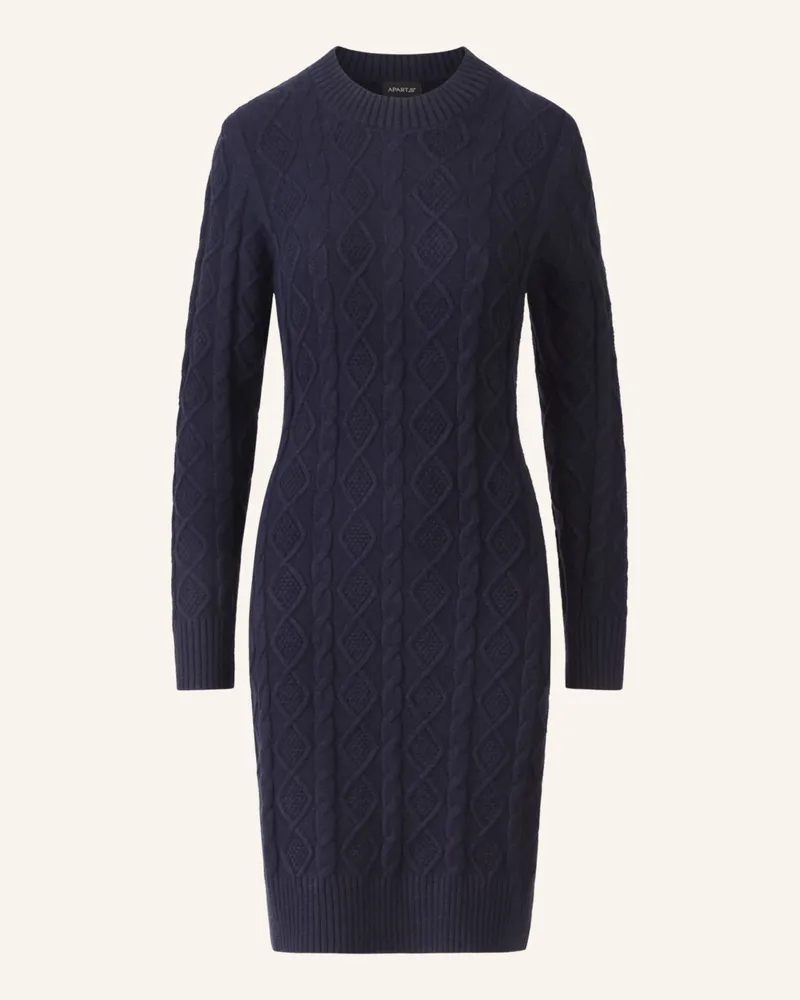 Apart Strickkleid Dunkelblau