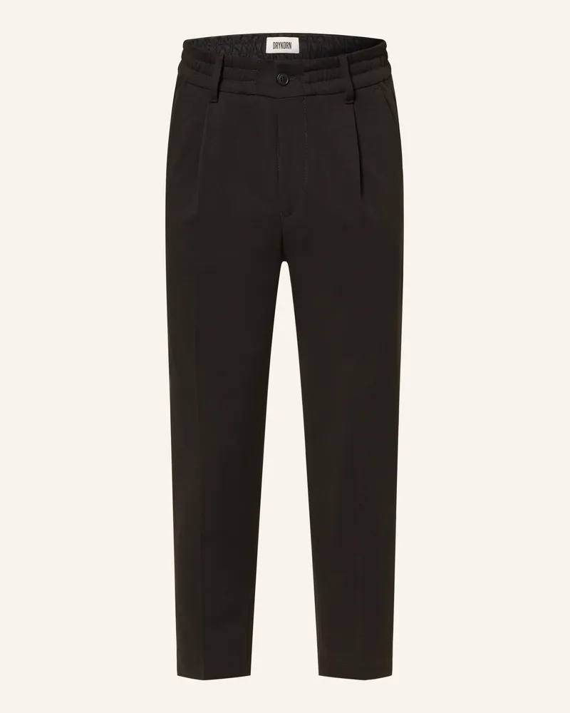 Drykorn Anzughose Chasy Im Jogging-Stil Extra Slim Fit schwarz 1000