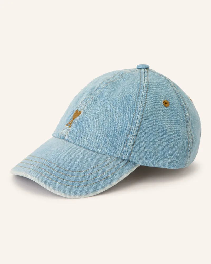 AMI Paris Jeans-Cap blau Hellblau