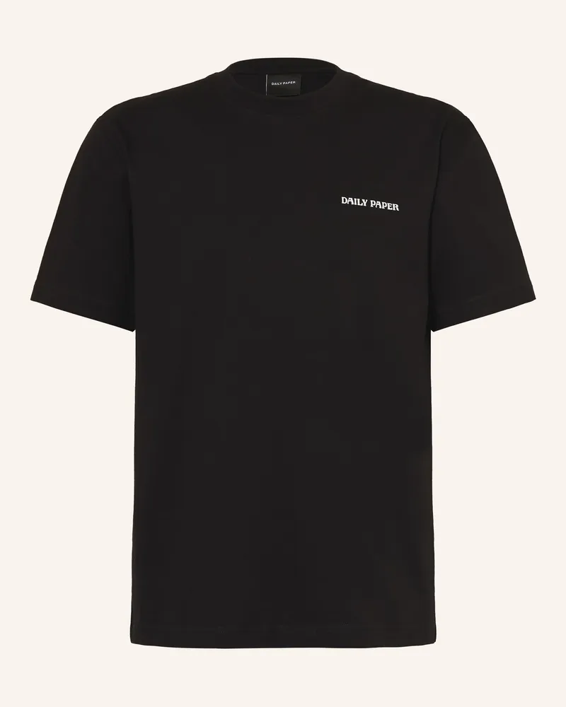 Daily Paper T-Shirt CHAIN SHIELD Schwarz
