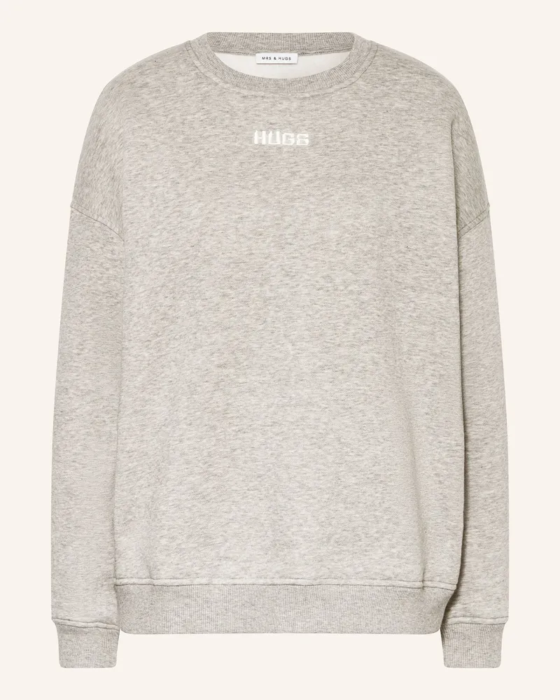 Mrs & HUGS Sweatshirt Grau