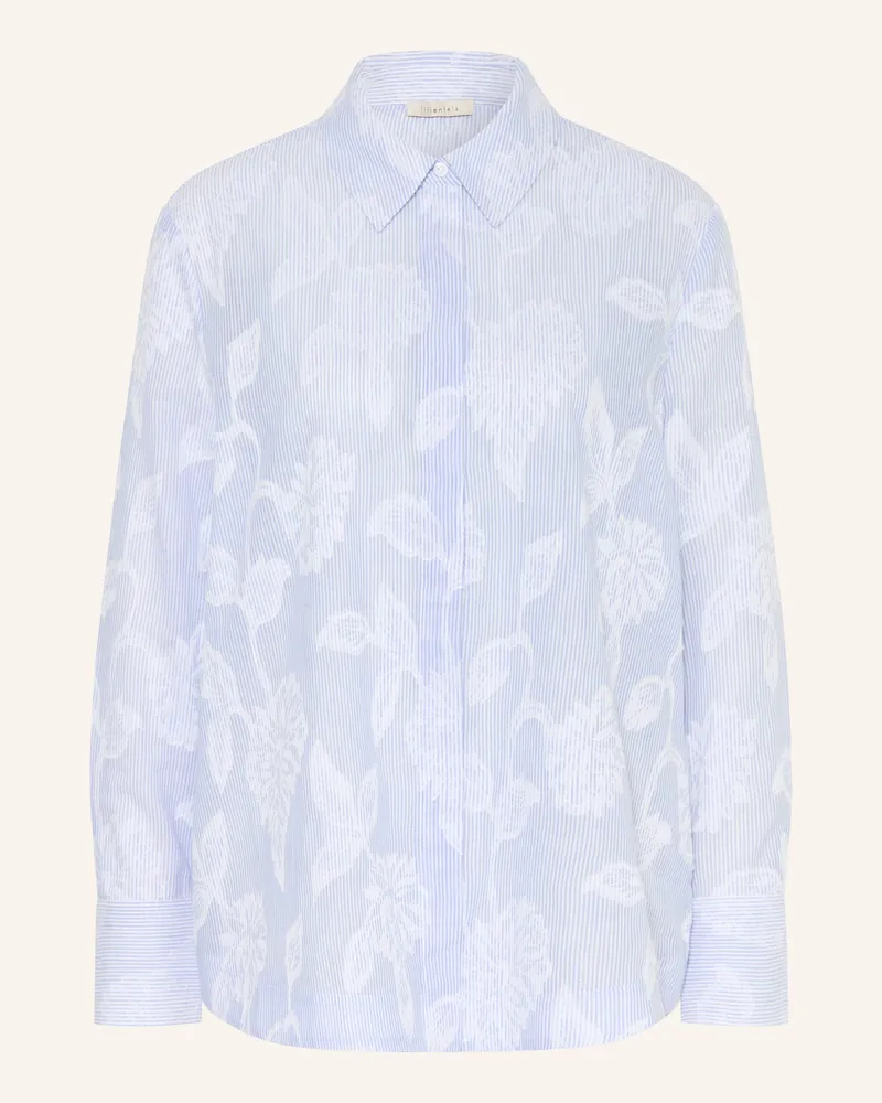 lilienfels Hemdbluse blau Hellblau