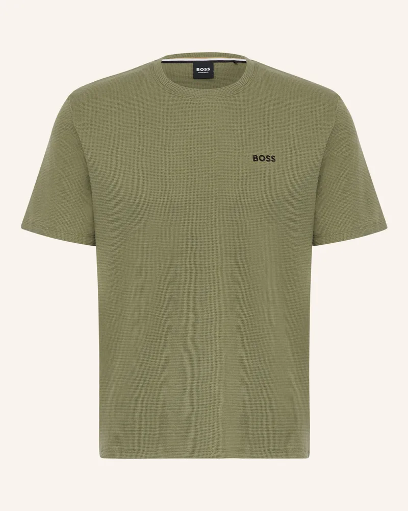 HUGO BOSS Schlafshirt gruen Khaki