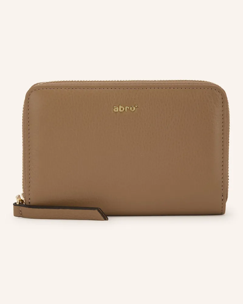 Abro Geldbörse braun Camel