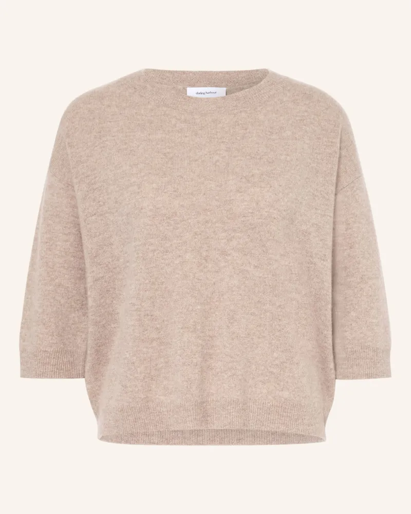 Darling Harbour Cashmere-Pullover Mit 3/4-Arm braun Greige