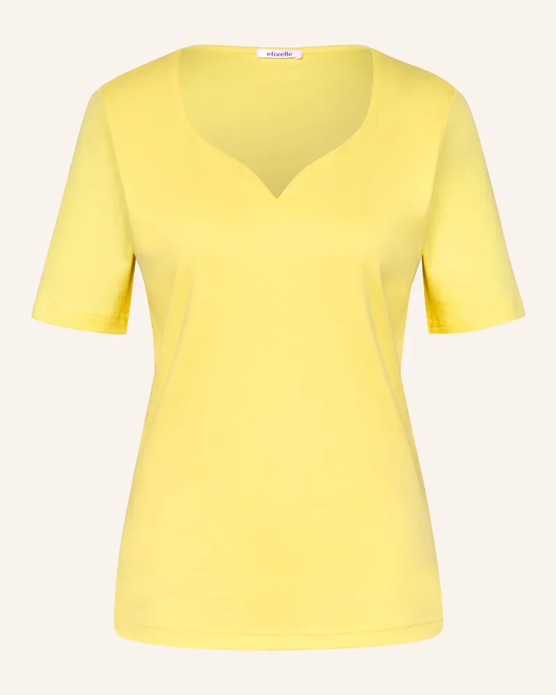 Efixelle T-Shirt gelb Gelb