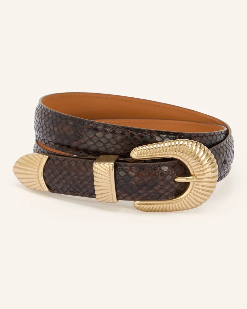 Sandro Ledergürtel Dunkelbraun