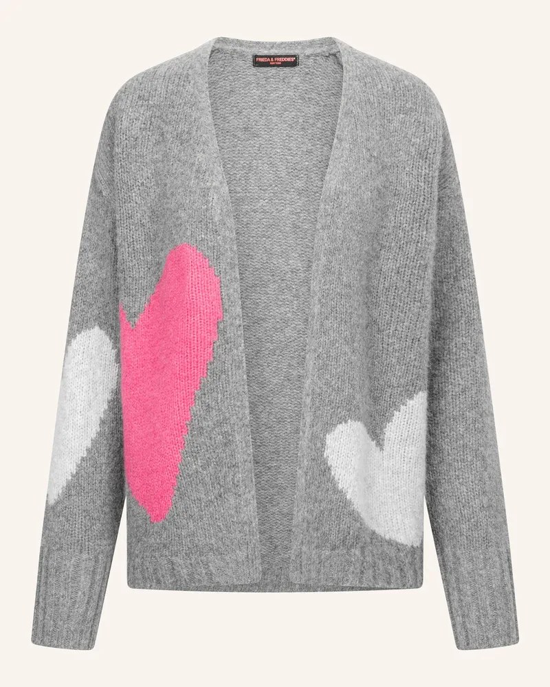Frieda & Freddies Strickjacke Grau