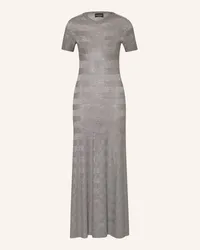 Emporio Armani Strickkleid Silber