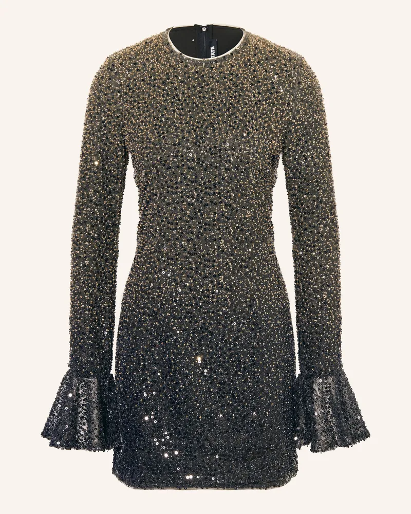 ROTATE Birger Christensen Cocktailkleid Mit Pailletten schwarz Grau