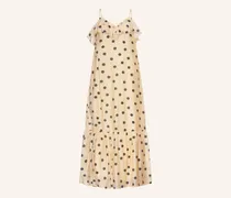 Kleid Mit Volants weiss