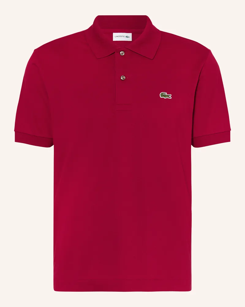Lacoste Piqué-Poloshirt Dunkelrot