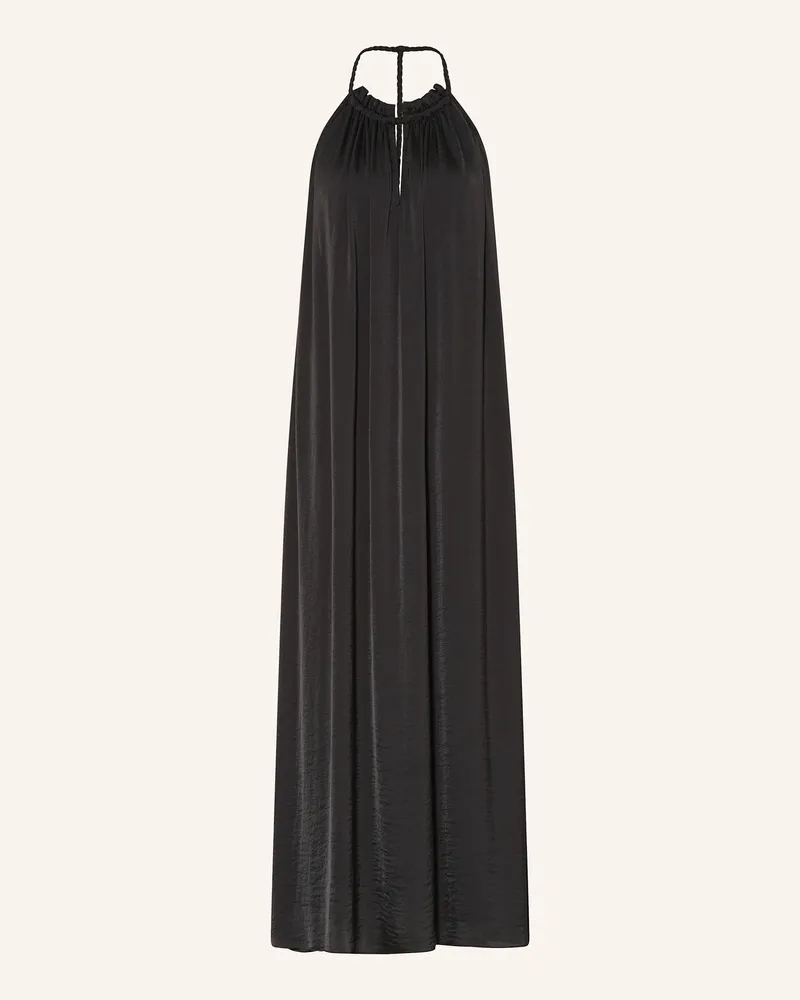 ba&sh Kleid SOLAL mit Rüschen Schwarz