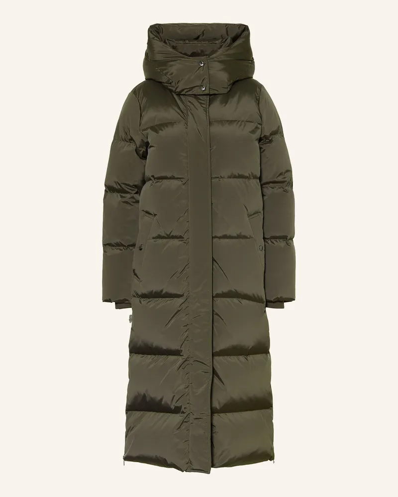 Woolrich Daunenmantel Kelly Mit Abnehmbarer Kapuze gruen Dunkelgrün