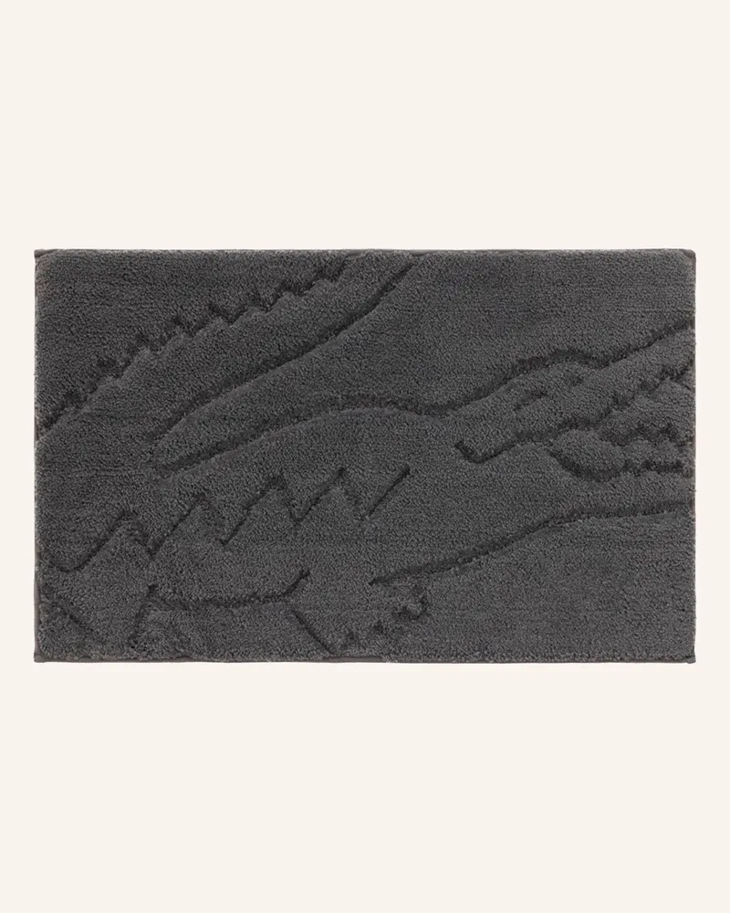 Lacoste Badematte Lheritag grau Dunkelgrau