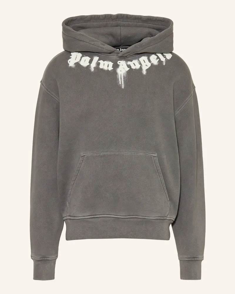 Palm Angels Hoodie Dunkelgrau