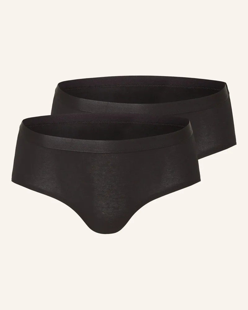 Calida 2er-Pack Panties Benefit Women schwarz Schwarz