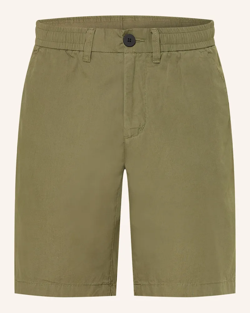 Knowledge Cotton Apparel Shorts Fig Loose Fit gruen Oliv