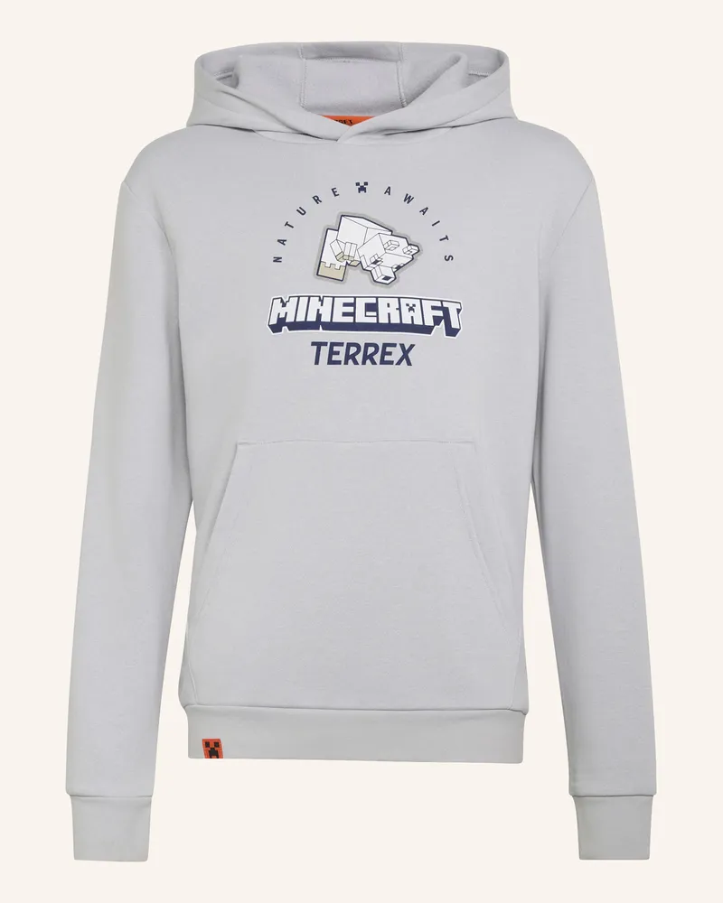 adidas Adidas Minecraft Terrex Hoodie grau Grün
