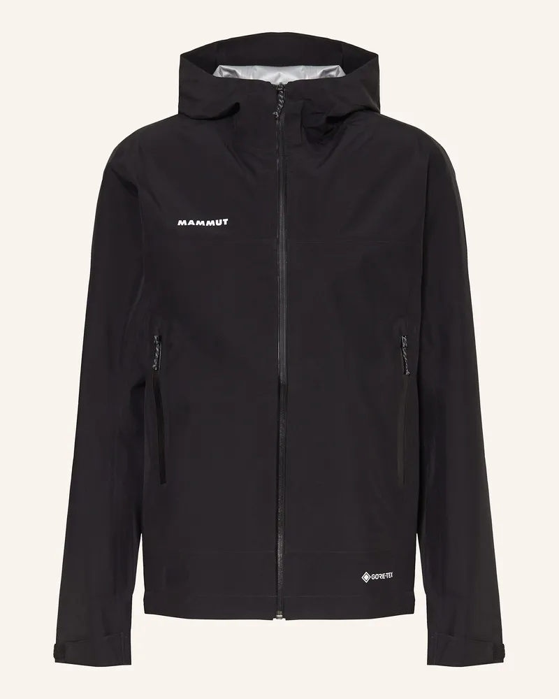 Mammut Hardshelljacke Crater Light Hs Hooded schwarz Schwarz