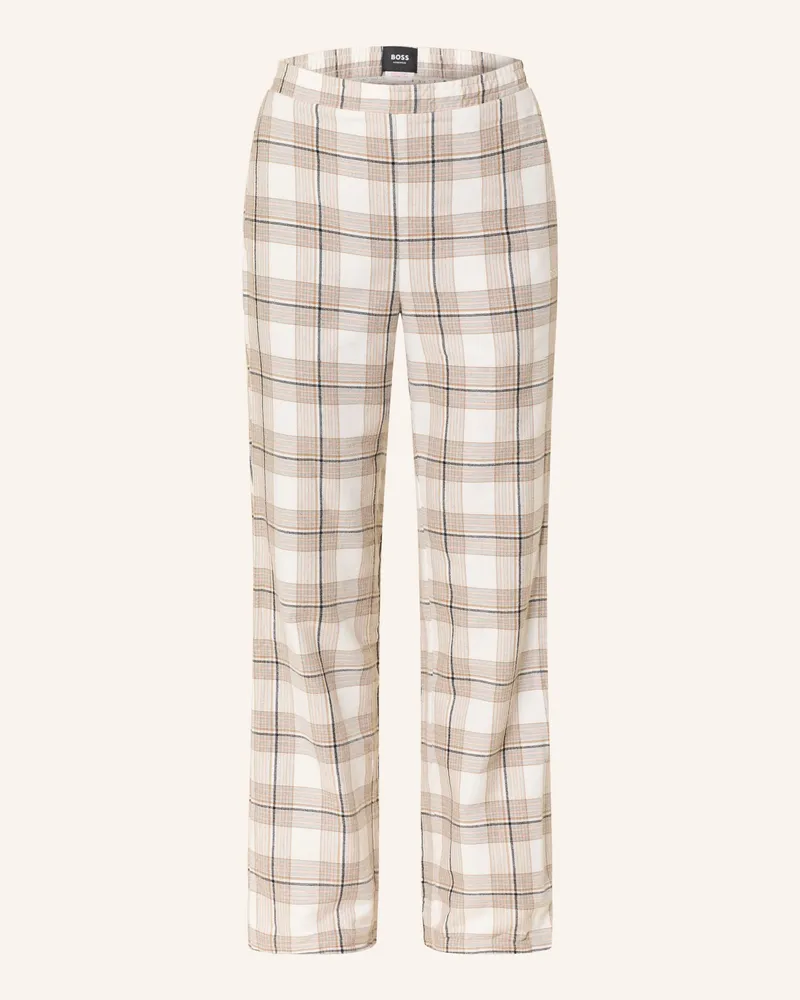HUGO BOSS Schlafhose HOLIDAY Creme