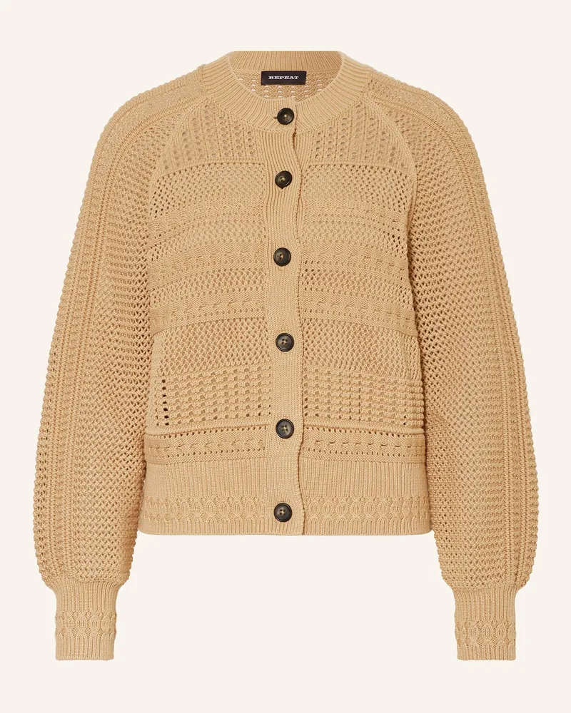 Repeat Strickjacke Camel