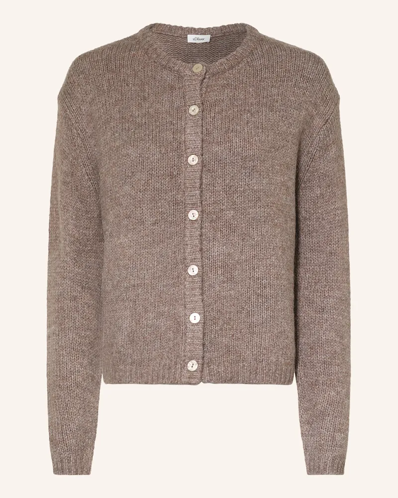 S.Oliver Strickjacke beige Braun