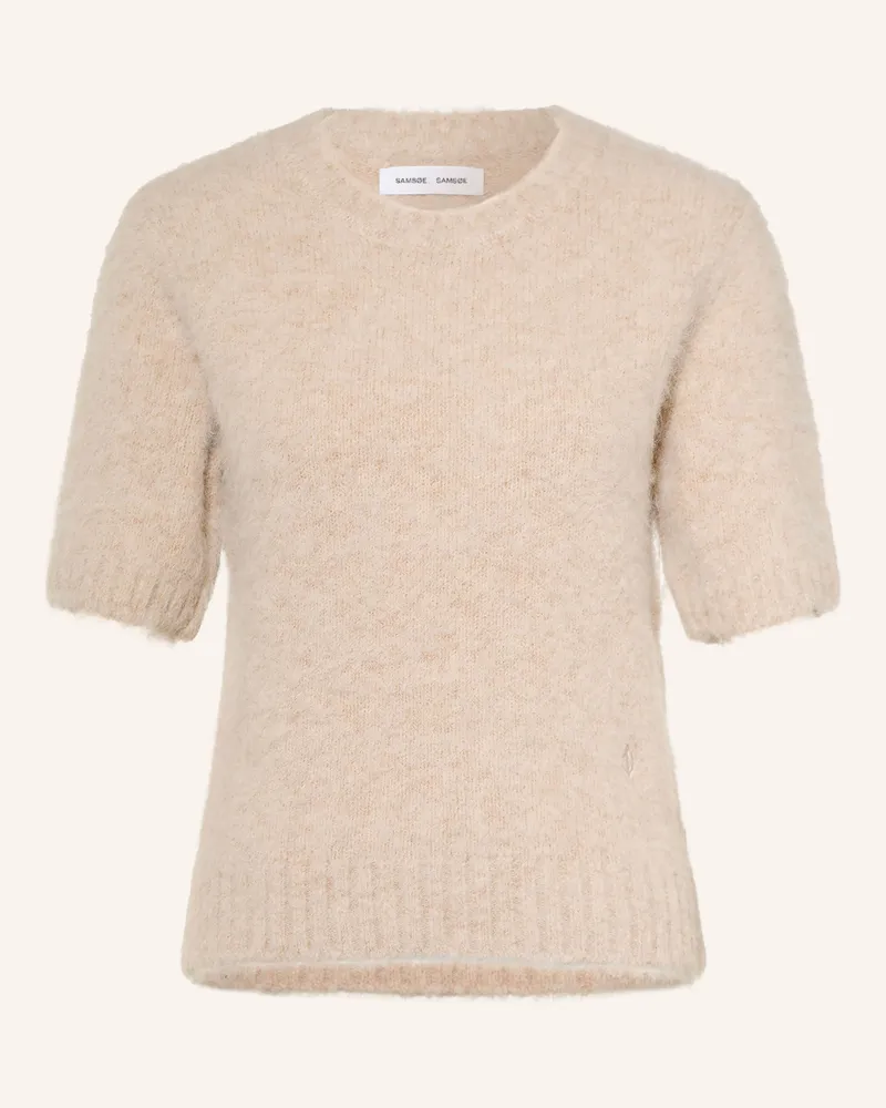 Samsøe & Samsøe Strickshirt Sajeanne Mit Alpaka beige Beige