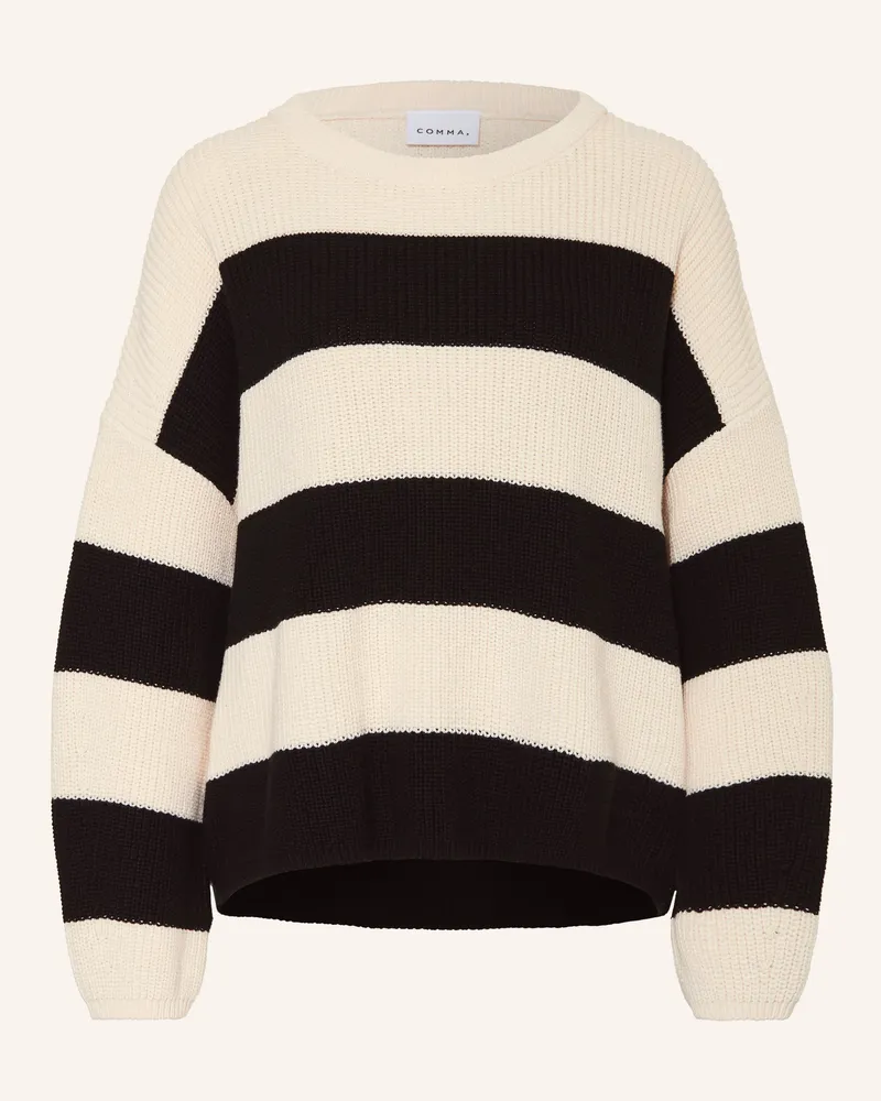 COMMA Pullover weiss Creme