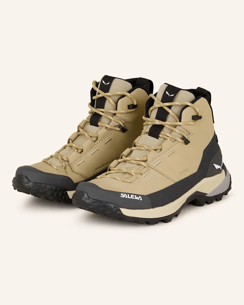 Salewa Wanderschuhe PUEZ LEATHER MID PTX Beige