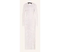 Mesh-Kleid mit Pailletten und Cut-out