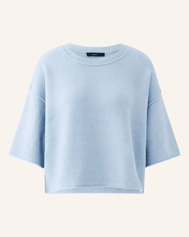 Oui  Strickshirt Hellblau