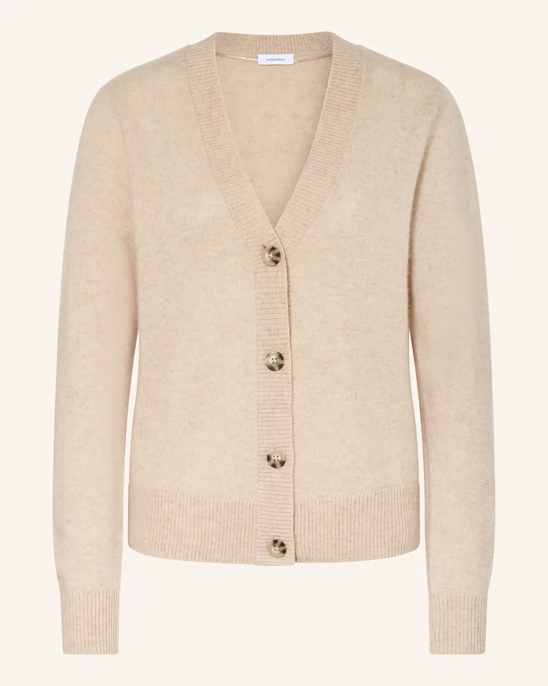 Darling Harbour Strickjacke Aus Cashmere beige Hafer