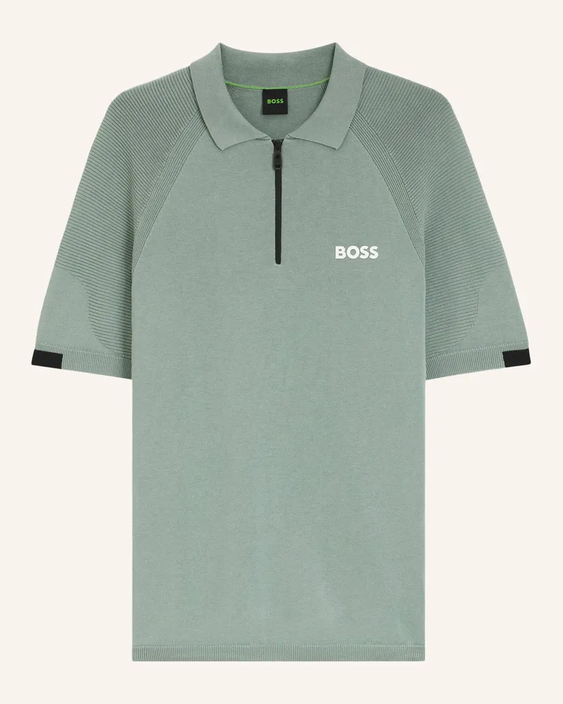 HUGO BOSS Pullover K_Perform_Max Pl gruen Grün