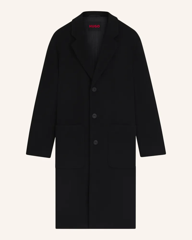 HUGO BOSS Casual Mantel MAZORO2542 Regular Fit Schwarz