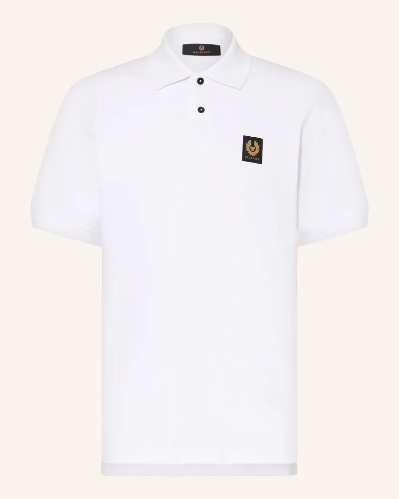 Belstaff Piqué-Poloshirt Weiss