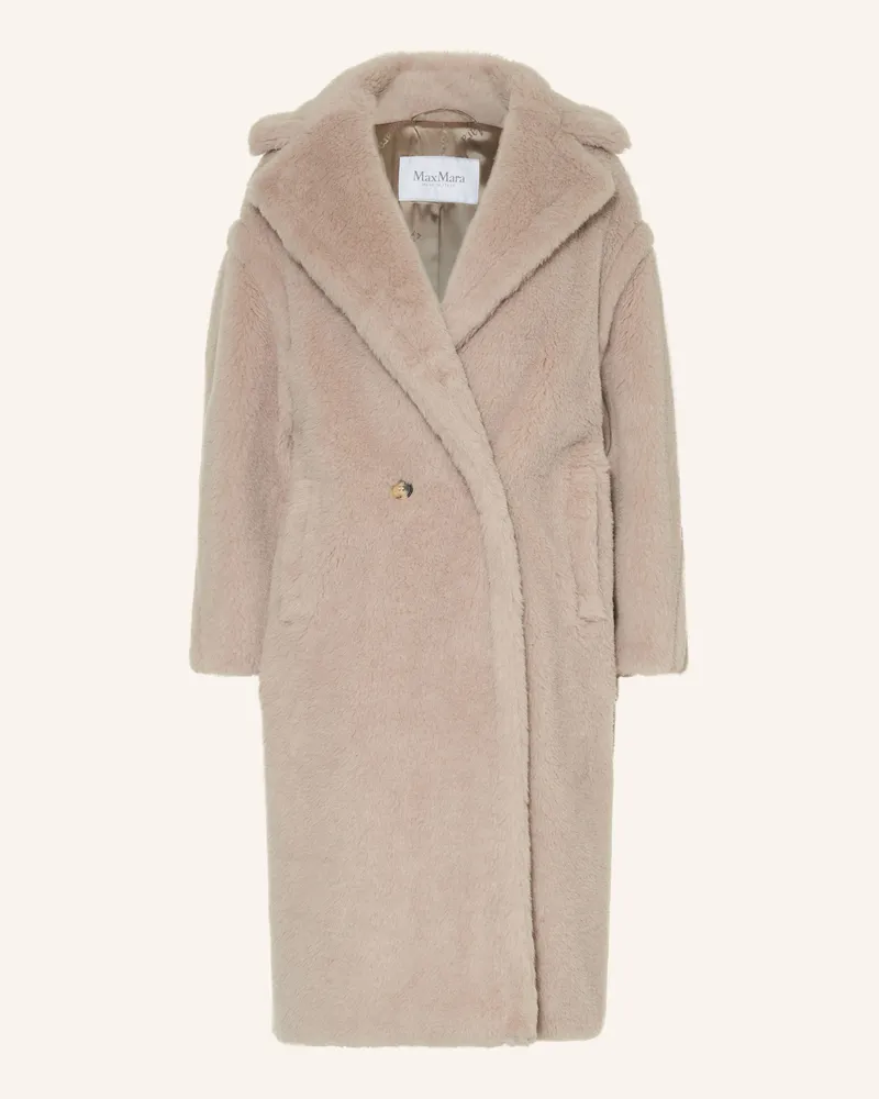 Max Mara Teddyfell-Mantel Tedgirl Mit Alpaka beige Beige