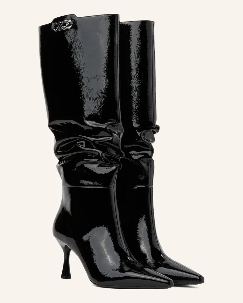 Karl Lagerfeld Stiefel schwarz Schwarz