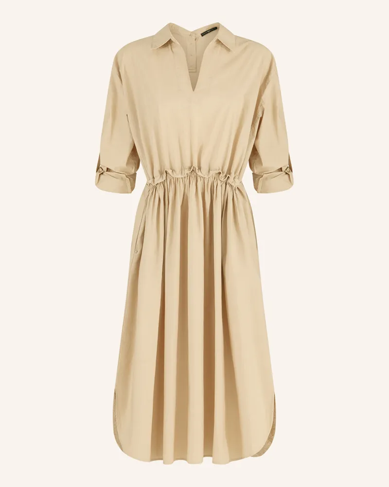 HIGH Kleid TOMORROW Kleid mit 3/4-Arm Beige