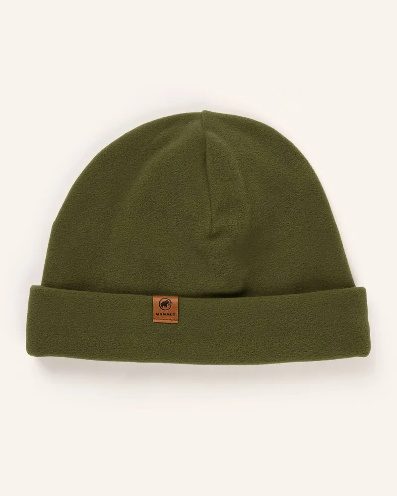 Mammut Multifunktionsmütze Fleece Beanie gruen Grün